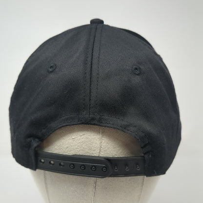 Dobbs Tire & Auto Centers Snapback Hat Black One Size Solid Adjustable