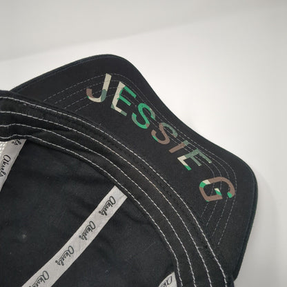 Jessie G Camo Anchor Snapback Trucker Hat Black One Size Mesh Back