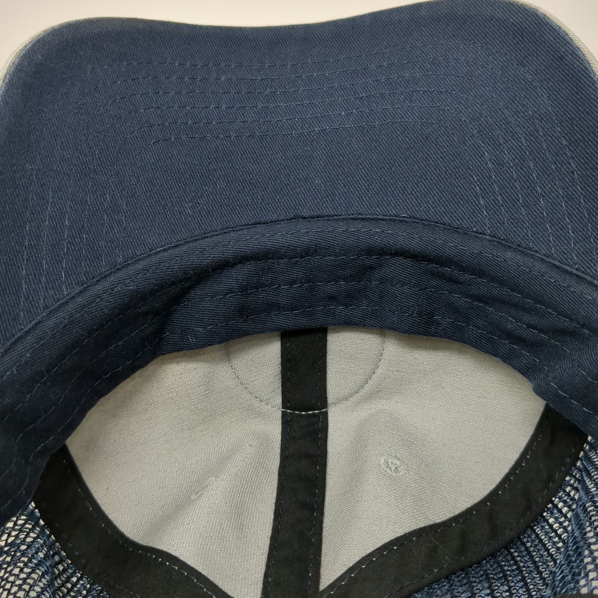 47 Brand Gray Blue One Size Trucker Hat The Black Dog Snapback Mesh Patch Logo