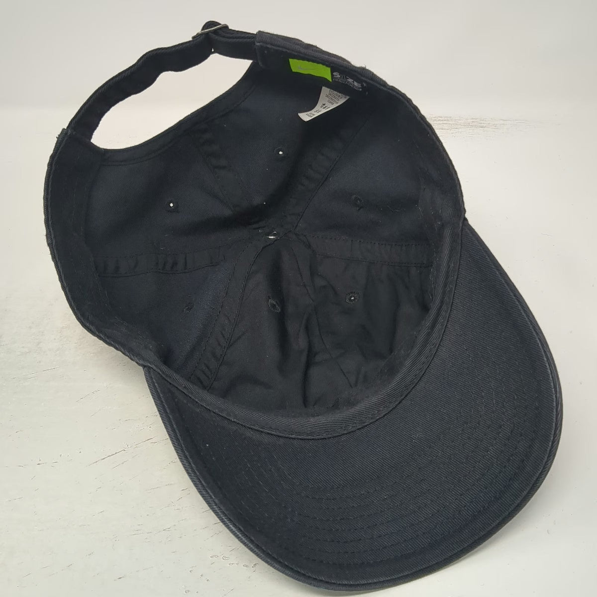 Nike Baseball Cap Black One Size Slideback Heritage86 Cotton Curved Brim Hat