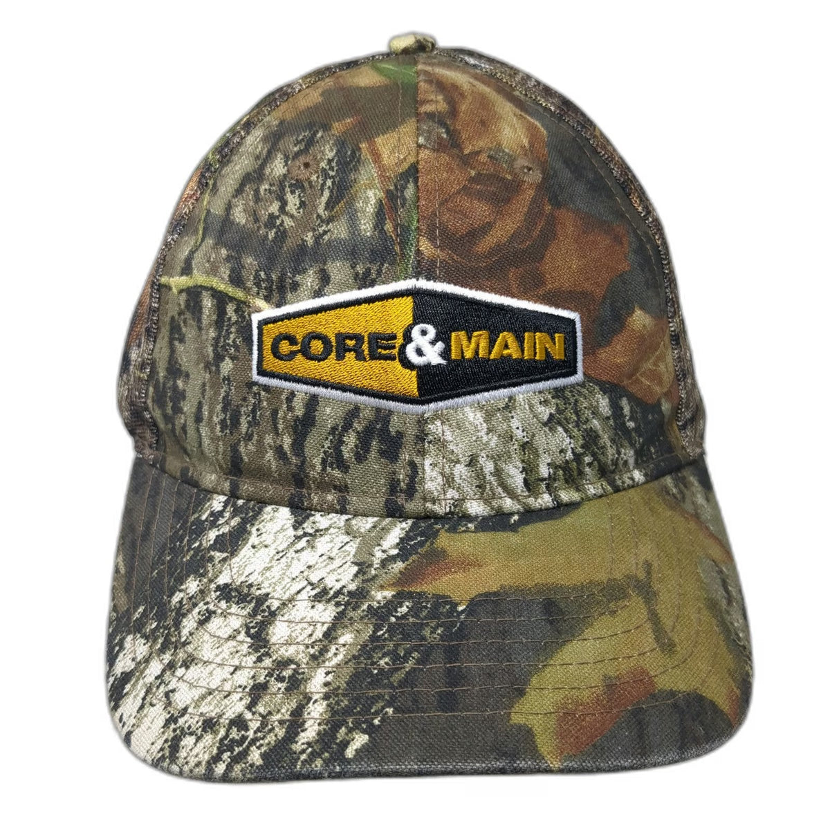 T&P Incentives Core & Main GPK Products Baseball Cap Green One Size Camo Mesh