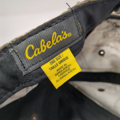 Cabela's Baseball Cap Brown Camo OSFM Strapback Realtree Camouflage Hat Hunting