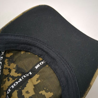 Center Stage Baseball Cap Green One Size Leupold Digital Camo USA Flag Hat