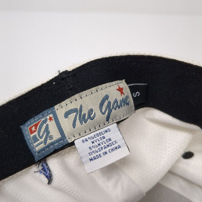 Ignite Fitted Hat White Small Embroidered Logo Colorblock The Game