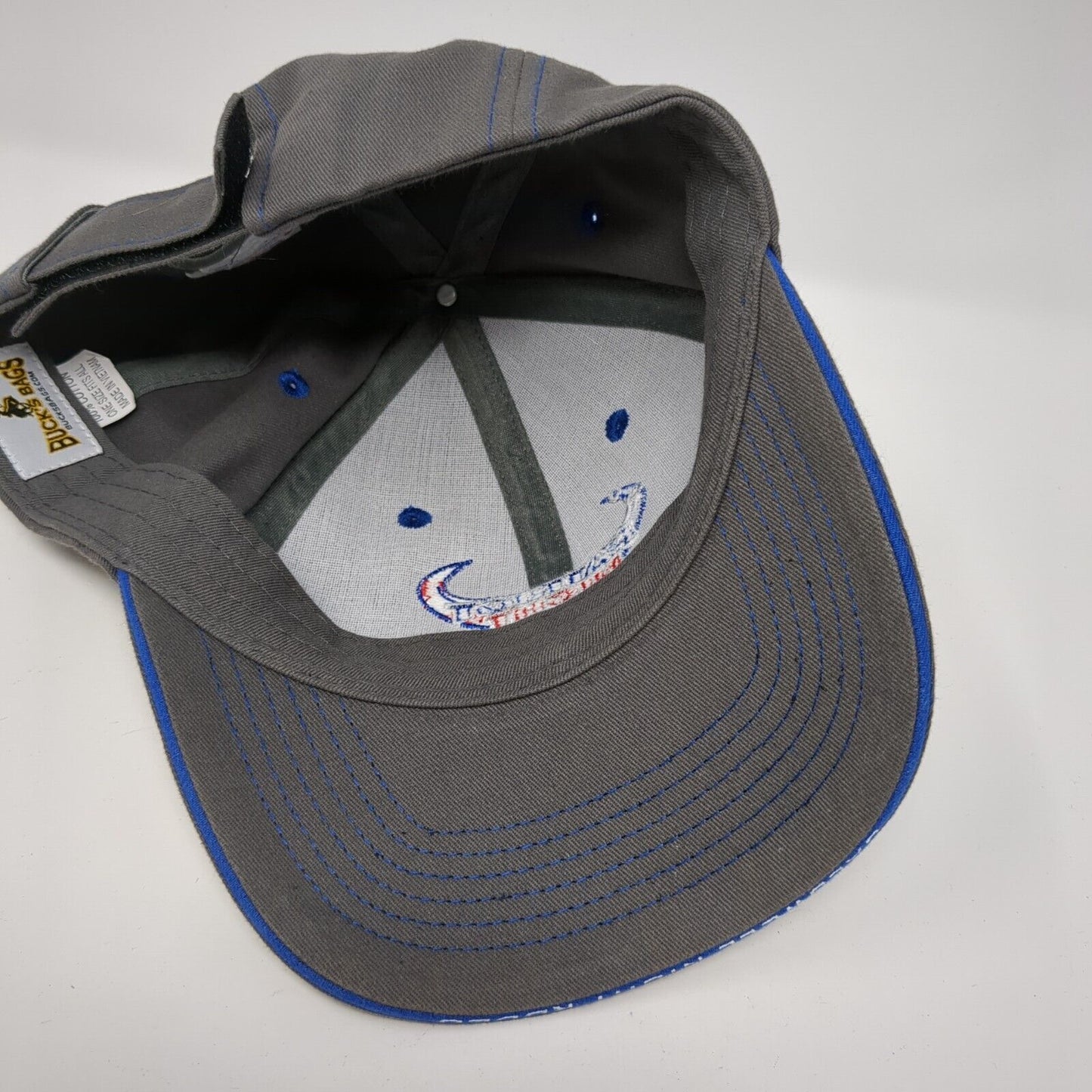Patriot Night Strapback Hat Gray One Size CNR Caldwell Night Rodeo