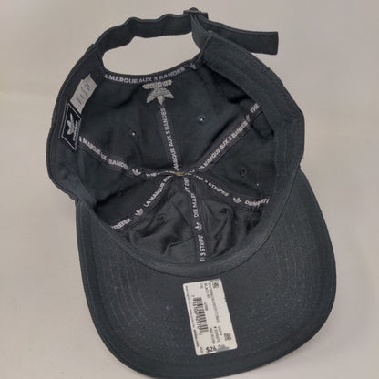 Adidas Trefoil New York Slideback Hat Black OSFM Embroidered 6 Panel