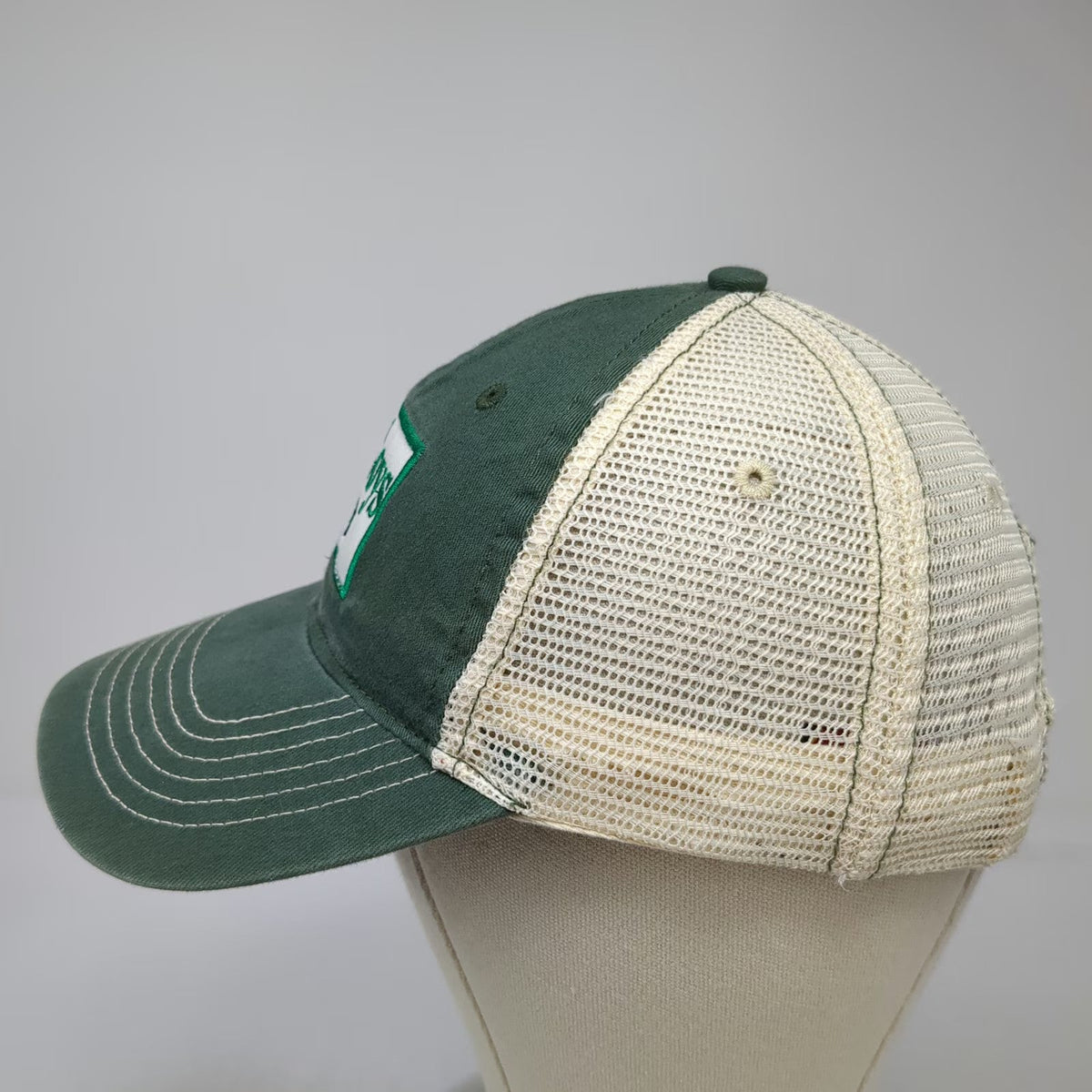 Zkapz Trucker Hat Green OSFM McCoys Clover Patch Snapback Mesh Back Irish Bar