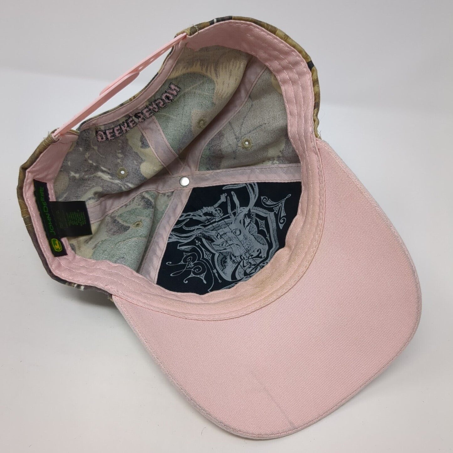 John Deere Snapback Hat Camouflage One Size Deere Season Hunting