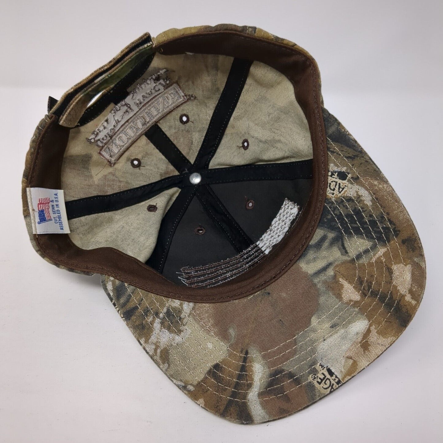 USA Flag Totaline Strapback Hat Camo One Size Adjustable Hunting Outdoor