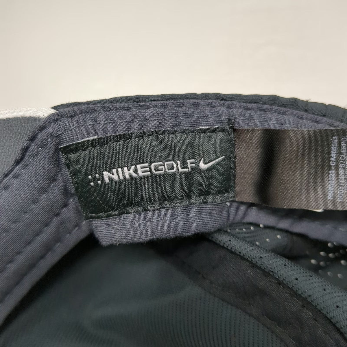 Nike Baseball Cap Black One Size BK Lacrosse Performance Mesh Strapback Hat