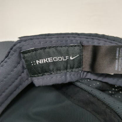 Nike Baseball Cap Black One Size BK Lacrosse Performance Mesh Strapback Hat