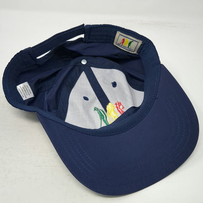 Drive Chip & Putt Blue Baseball Cap One Size Strapback Volunteer Golf Logo Hat