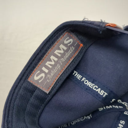 Simms Snapback Hat Blue OS Picabo Angler Fly Fishing Shop Cotton Adjustable