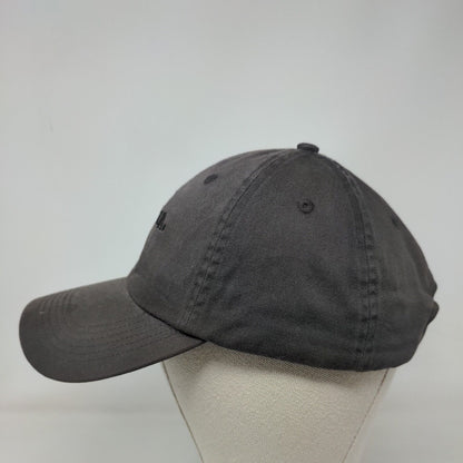 Antigua Slideback Hat Chino Cap Gray OSFA Adjustable Embroidered Vented Holes