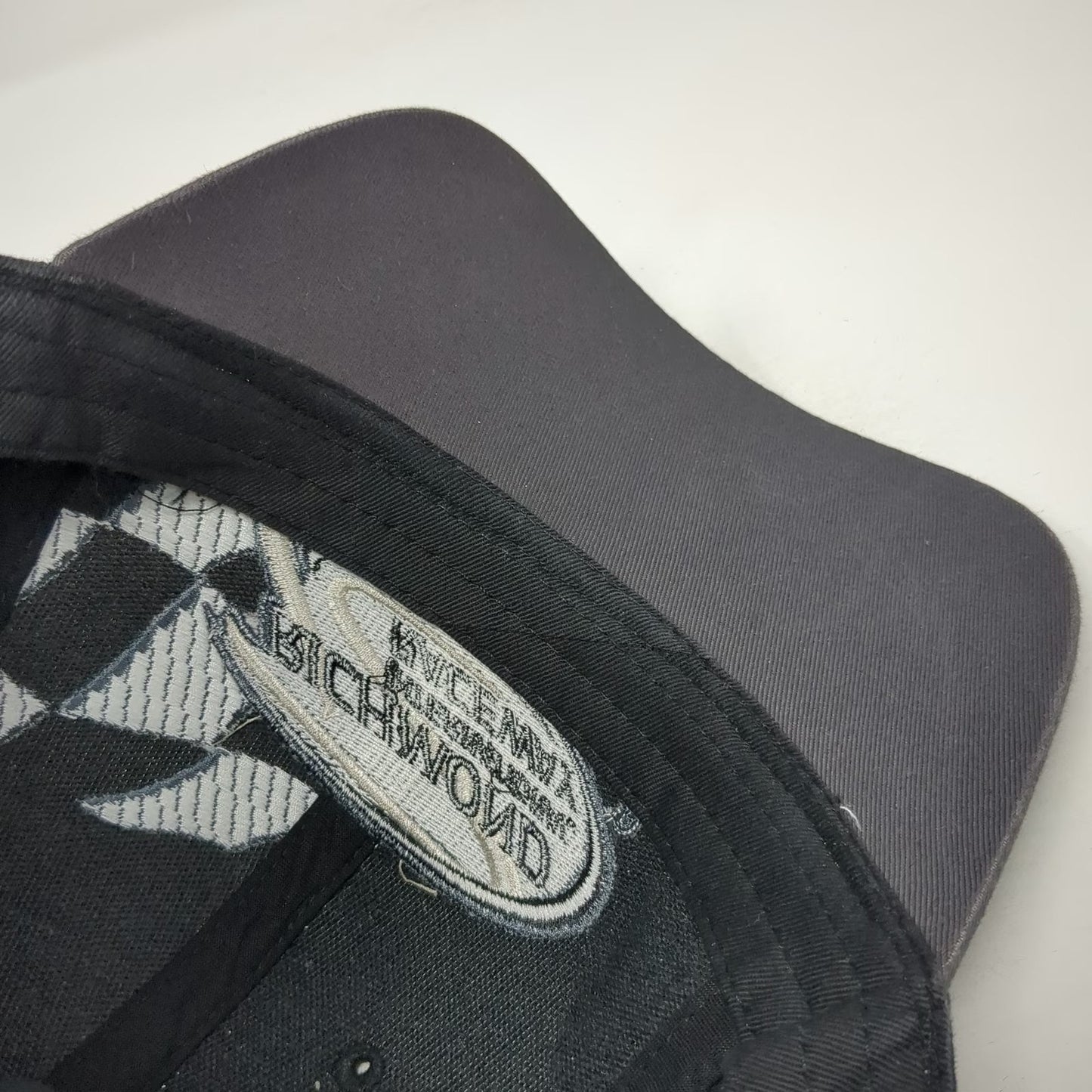Richmond International Raceway Black Baseball Cap One Size Checkered Racing Hat