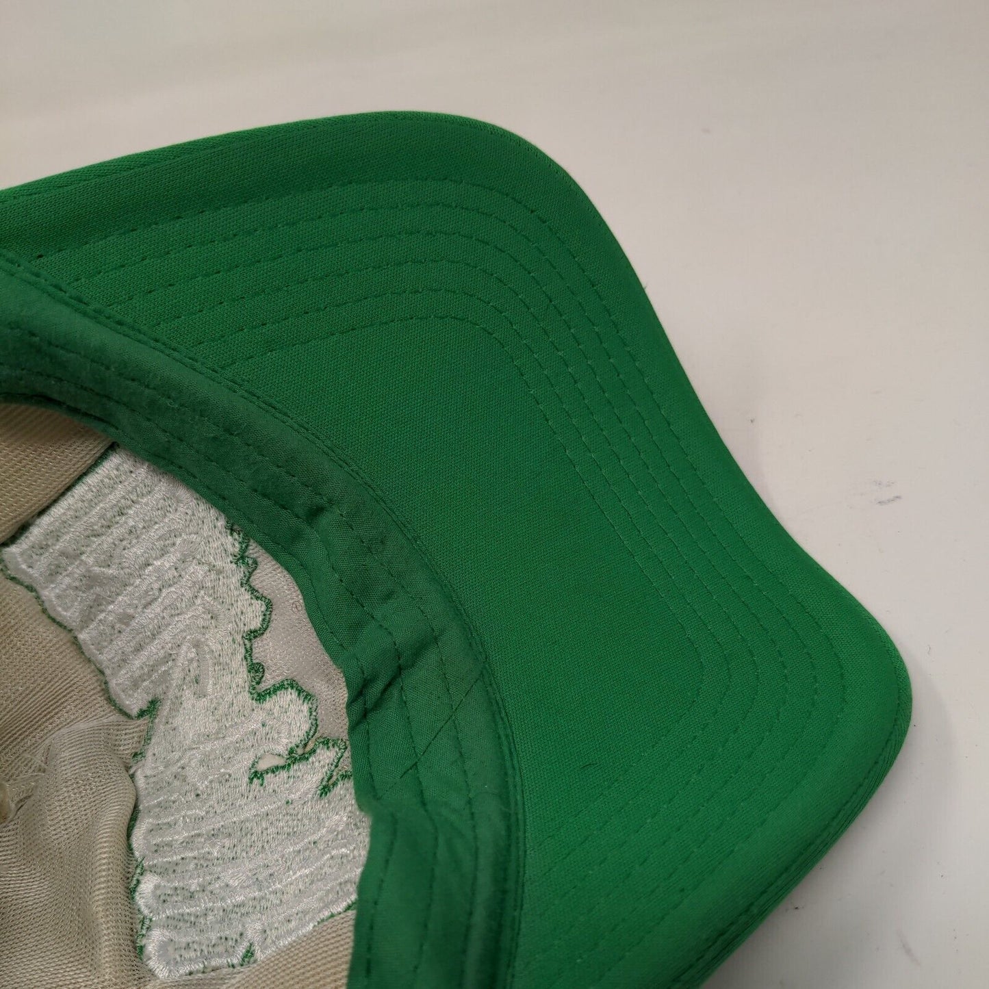Dead Star Snapback Mesh Back Rope Trucker Hat Green One Size Embroidered