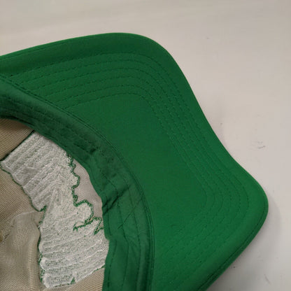 Dead Star Snapback Mesh Back Rope Trucker Hat Green One Size Embroidered