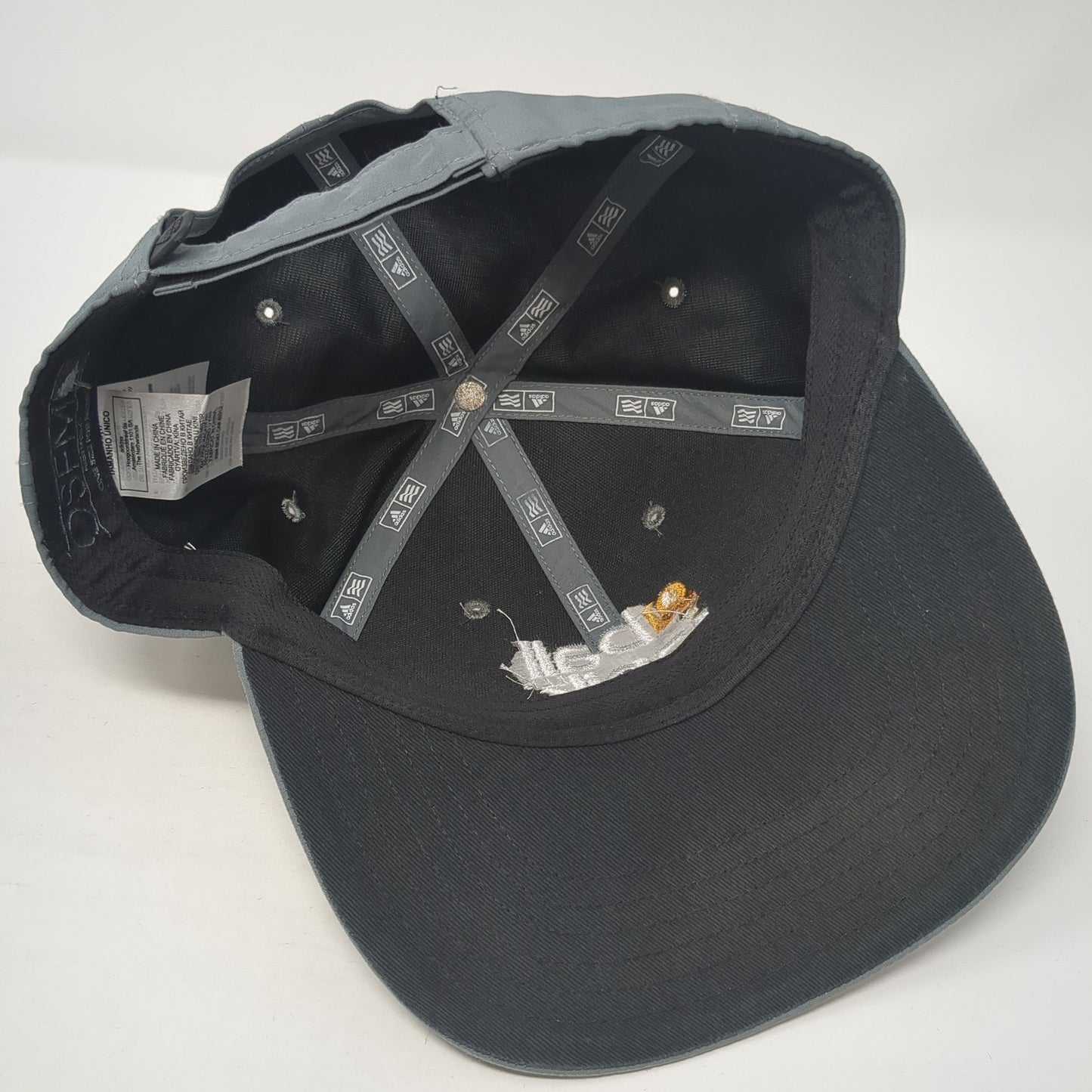 Ball Janik LLP Strapback Hat Gray One Size Adjustable 6 Panel Adidas