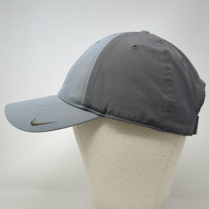 Nike Baseball Cap Gray One Size Two Tone Performance Embroidered Strapback Hat