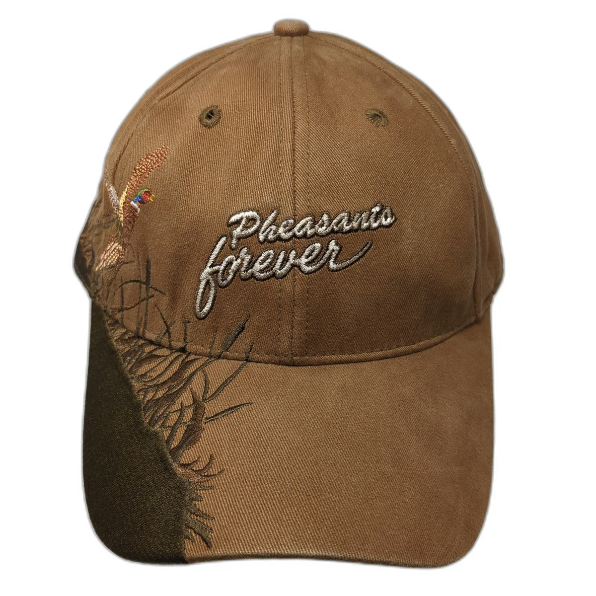 World Class Baseball Cap Brown One Size Pheasants Forever Hunting Hat Wildlife