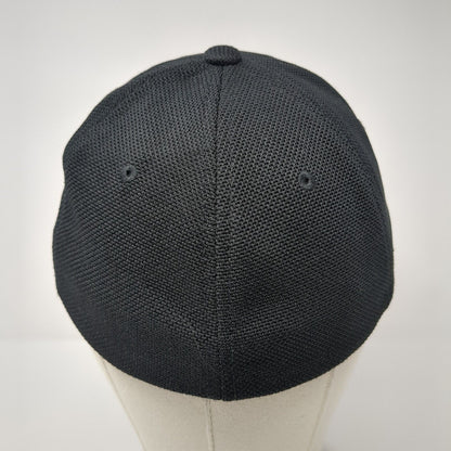 AgDirect Fitted Hat Black One Size Flexfit Lightweight Embroidered Yupoong