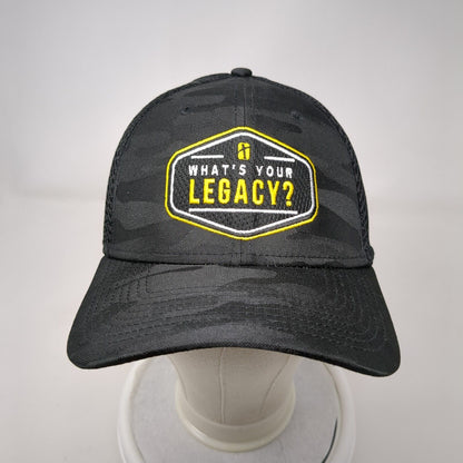 What's Your Legacy? Fitted Mesh Back Hat Camo M/L Embroidered New Era