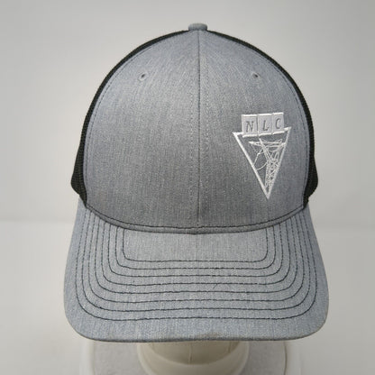 NLC Lineman.Edu Snapback Trucker Hat Gray OS Adjustable Mesh Back Richardson