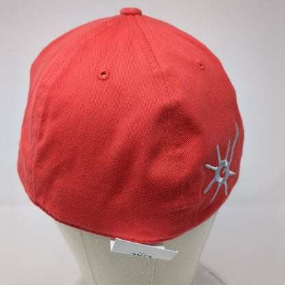 Bailey Fitted Hat Red 7 1/4-7 5/8 Embroidered Flexfit Solid 6 Panel