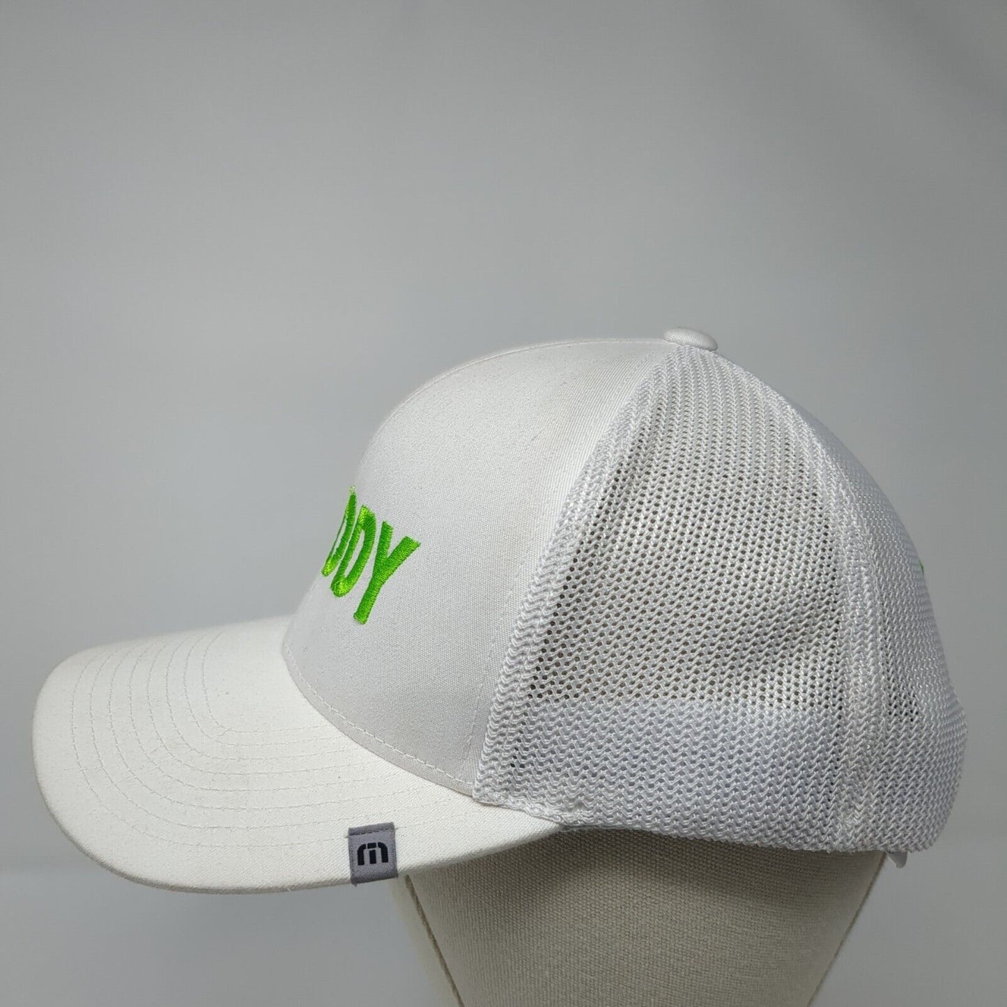 Woody BOI 2023 Snapback Trucker Hat White OS Adjustable Flexfit Mesh Yupoong