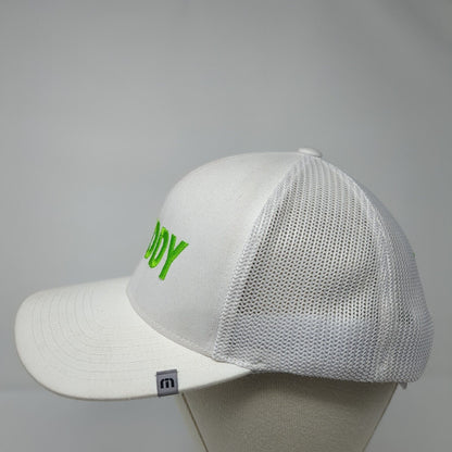 Woody BOI 2023 Snapback Trucker Hat White OS Adjustable Flexfit Mesh Yupoong