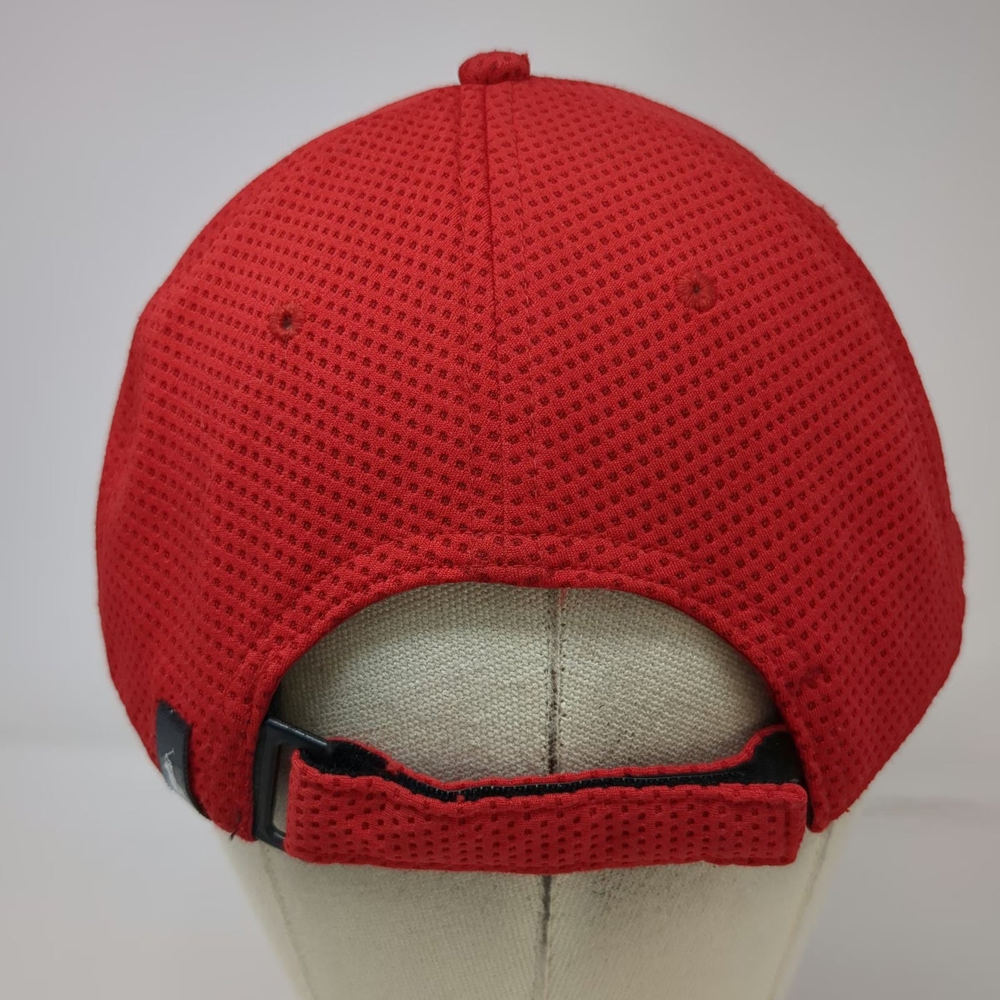 Polo Sport Ralph Lauren Red One Size Perforated Baseball Cap Hat Slideback
