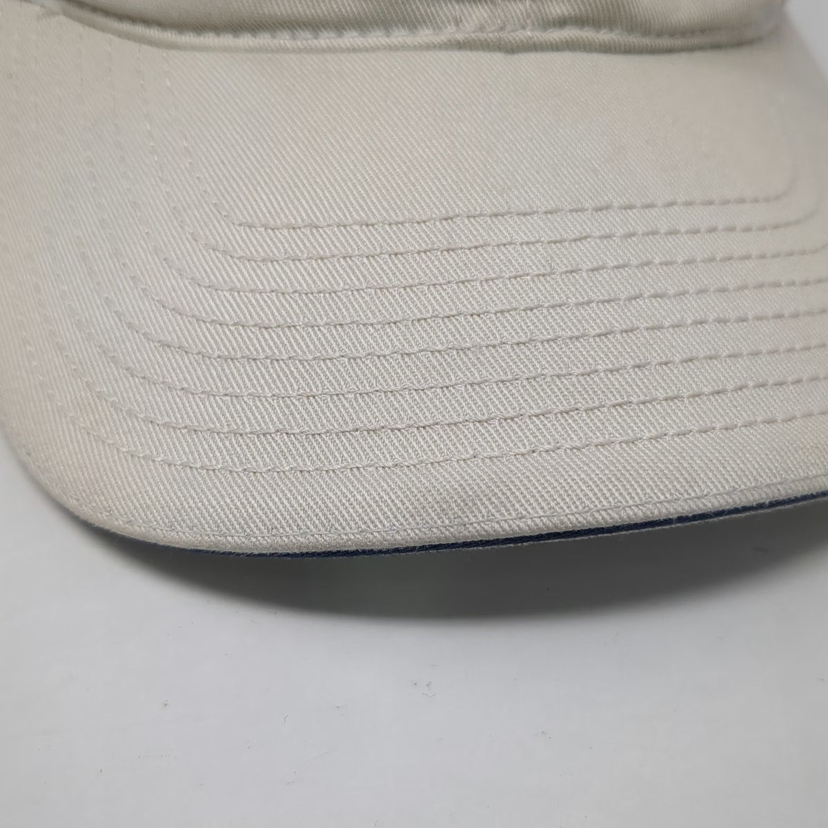 Whitman College NCAA The Game Cap Beige Blue One Size Slideback WC Logo Hat