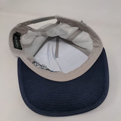 Blackfly Snapback Mesh Back Trucker Hat Blue One Size Embroidered Legacy