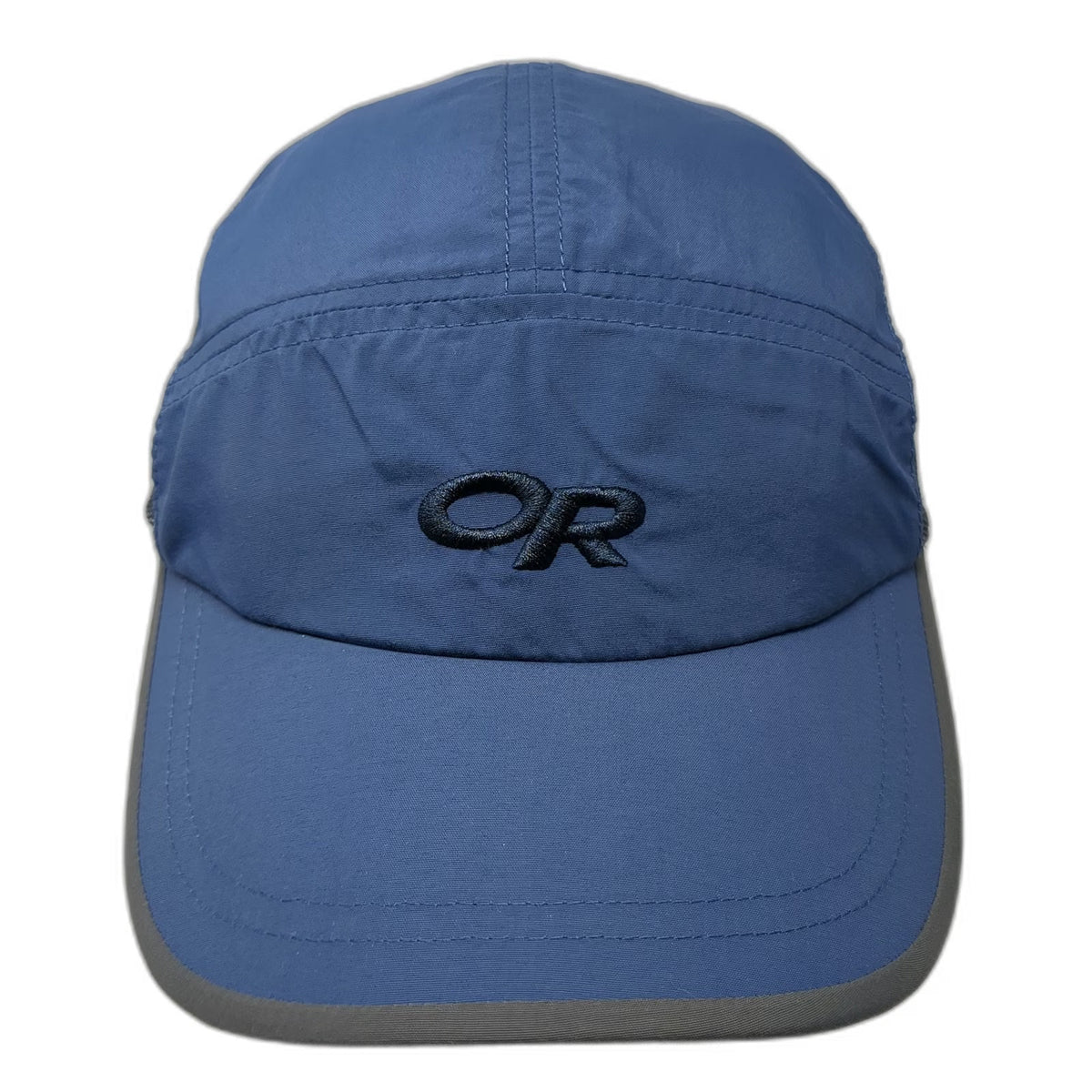 Outdoor Research 5 Panel Blue Hat One Size Mesh Reflective Strapback OR Logo