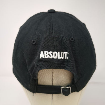 Richardson Baseball Cap Black One Size Absolut Swedish Vodka Hat Slideback
