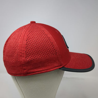 San Francisco 49ers NFL New Era Red Cap M 39THIRTY Perforated Stretch Fitted Hat