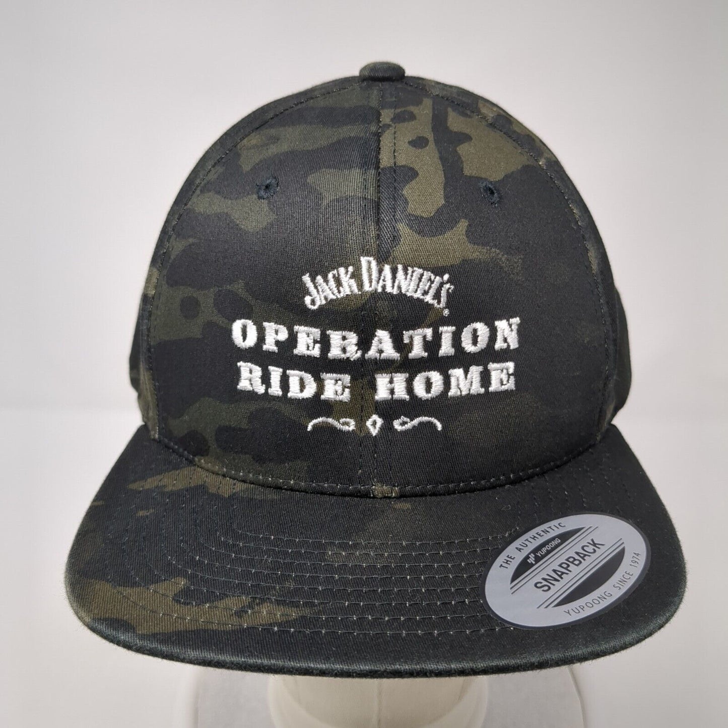 Jack Daniel's Operation Ride Home Snapback Hat Camo One Size Yupoong