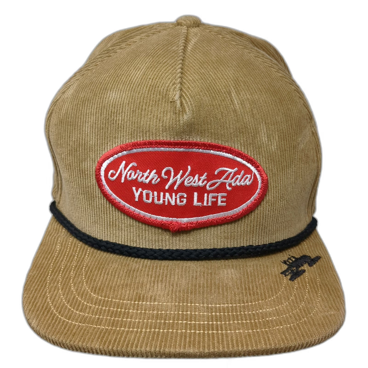 Spacecraft 5 Panel Brown Hat One Size Corduroy Rope Snapback North West Ada