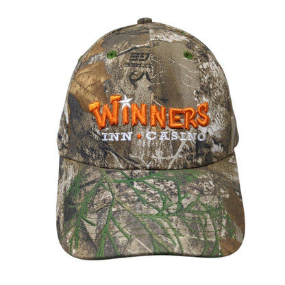 Winners Inn Casino Strapback Hat Camo OSFA 6 Panel Winnemucca NV 2019