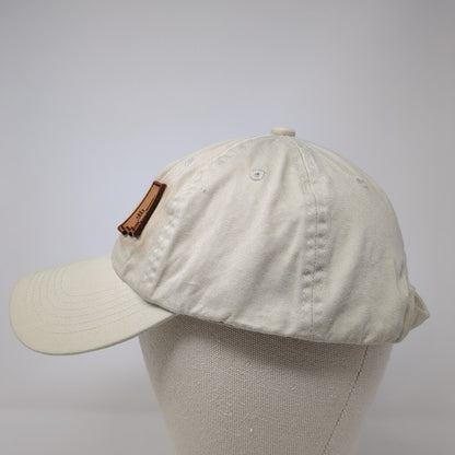 Port Authority Slideback Hat Tan One Size Adjustable Leather Patch