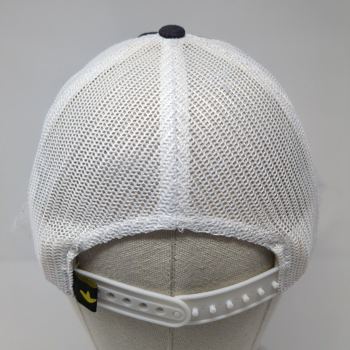 Simplot Snapback Mesh Back Trucker Hat Blue One Size Colorblock 6 Panel