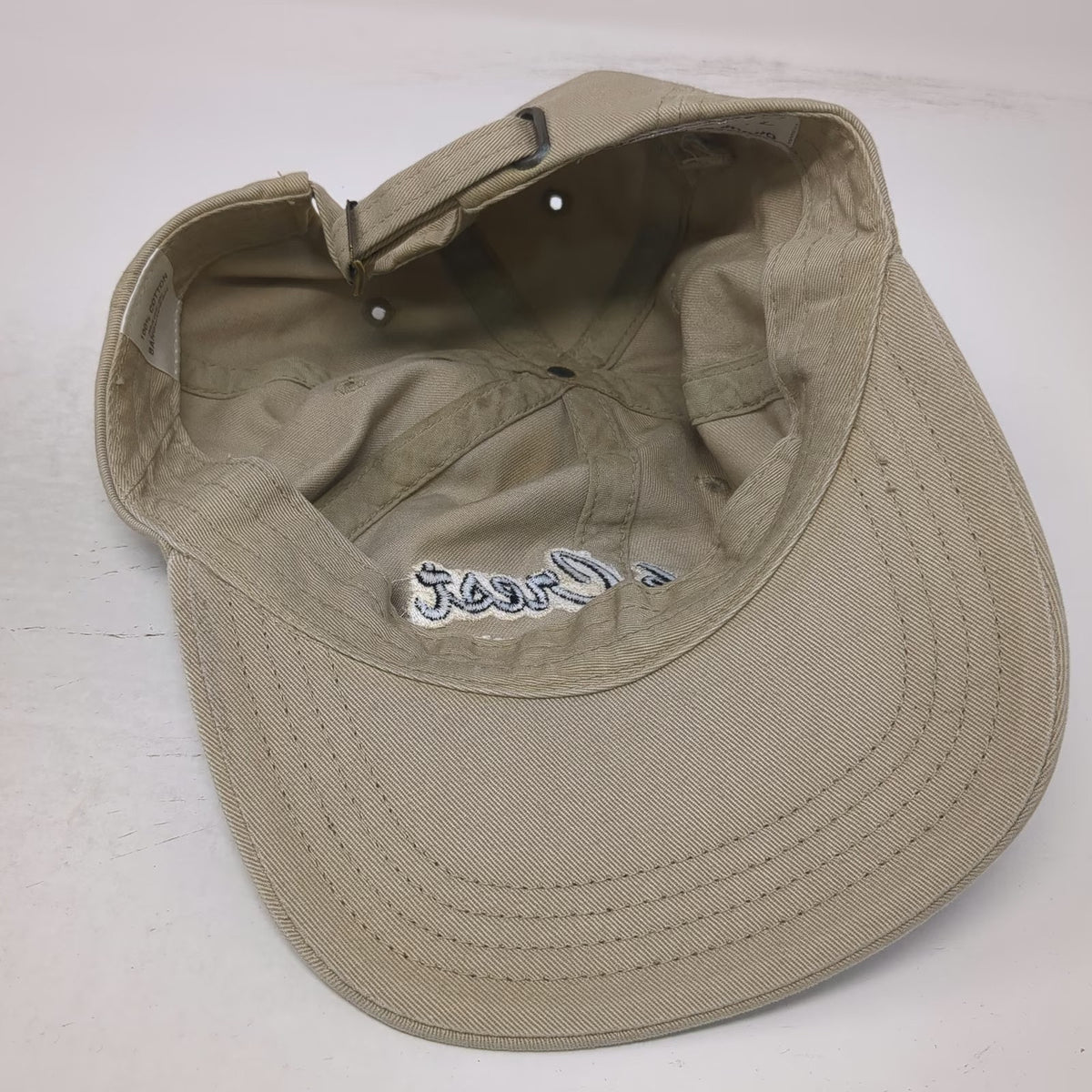 Imperial Baseball Cap Beige One Size Oak Crest Norway Hat Adjustable Cotton