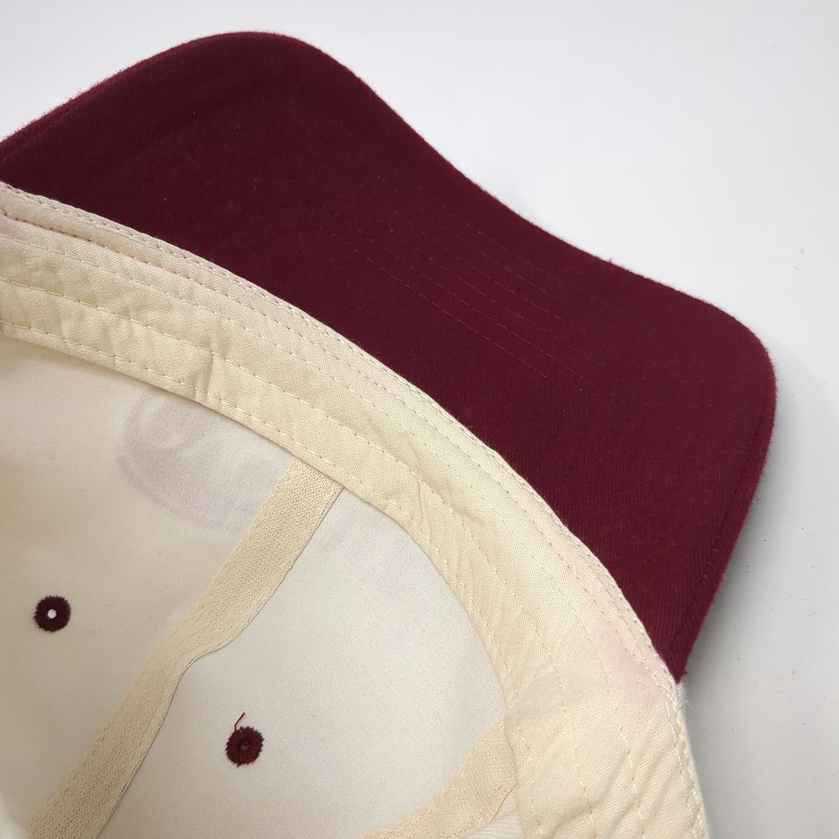 HeadShot Baseball Cap White Red One Size Eyeland Optical Centers Slideback Hat