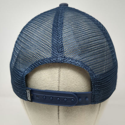 Outdoor Research Trucker Hat Blue White One Size Mesh Back Mountain Logo Patch