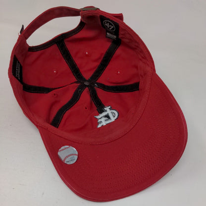 '47 Brand Slideback Hat Red MLB St Louis Cardinals Embroidered Logo