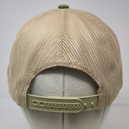 Yupoong Trucker Hat Green One Size Alpha Gamma Rho Elk Mountain Mesh Snapback