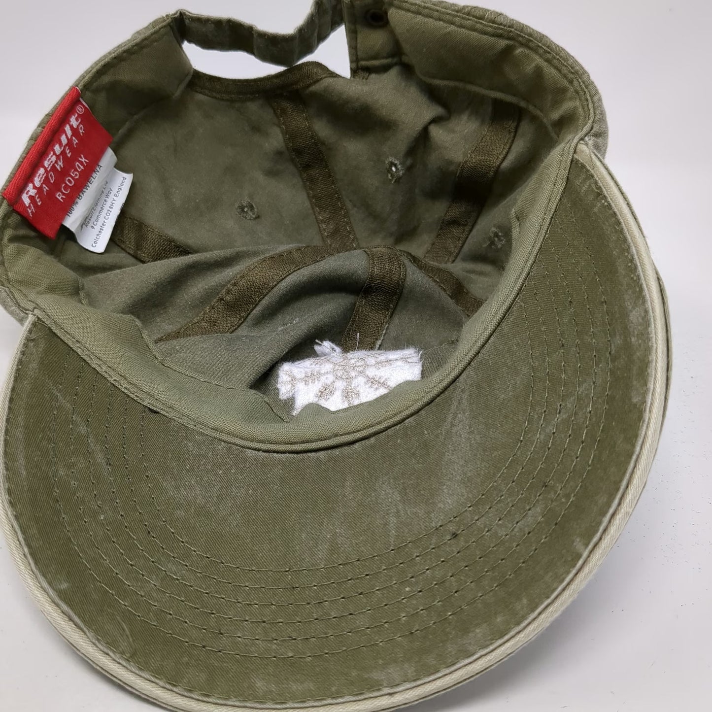 Result Baseball Cap Green One Size Iceland Compass Rune Slideback Cotton Hat