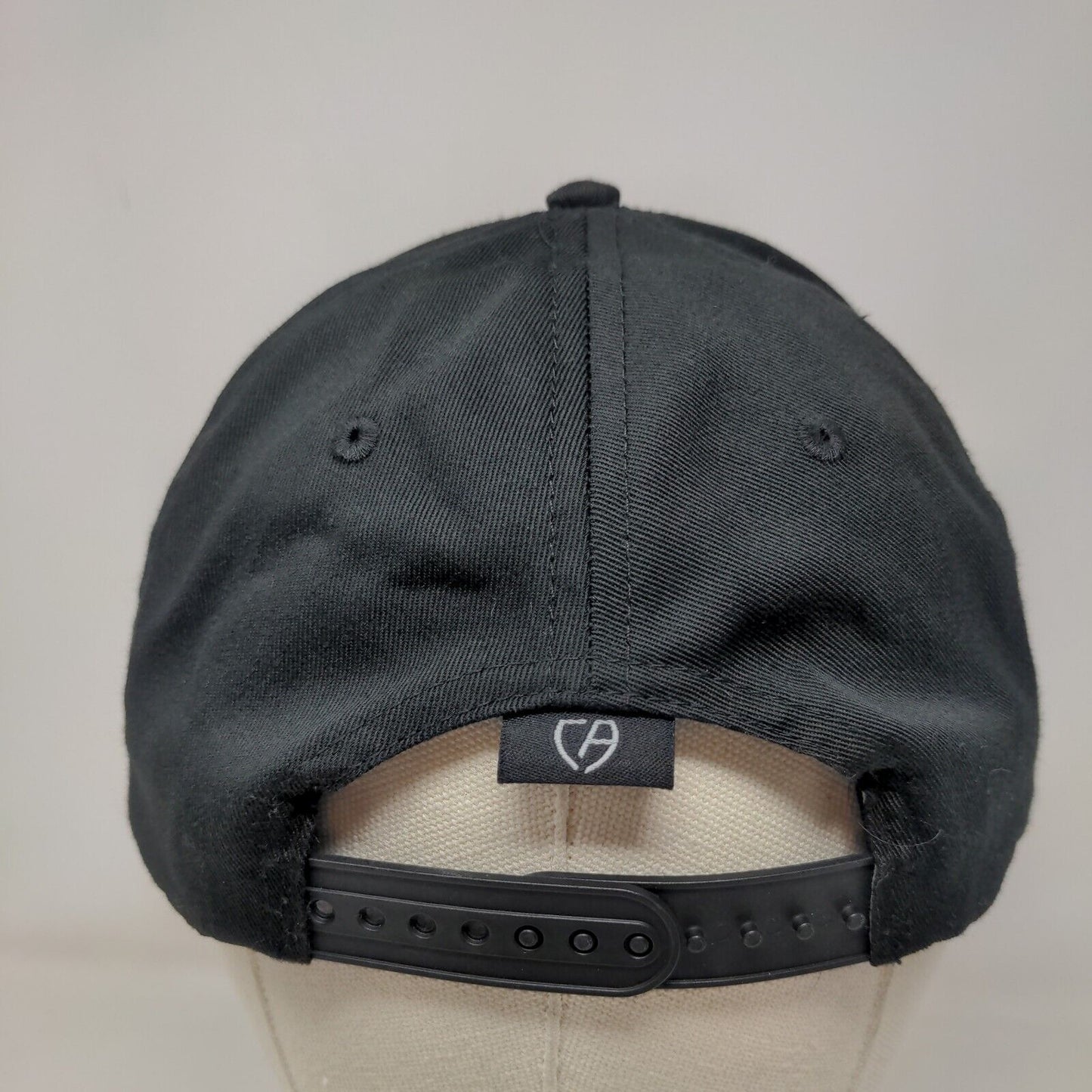 Cap America Men's Snapback Hat Black OSFM Embroidered BG Big Logo