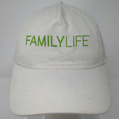Cobra 5 Panel Beige Hat One Size FamilyLife Green Embroidery Slideback Strap
