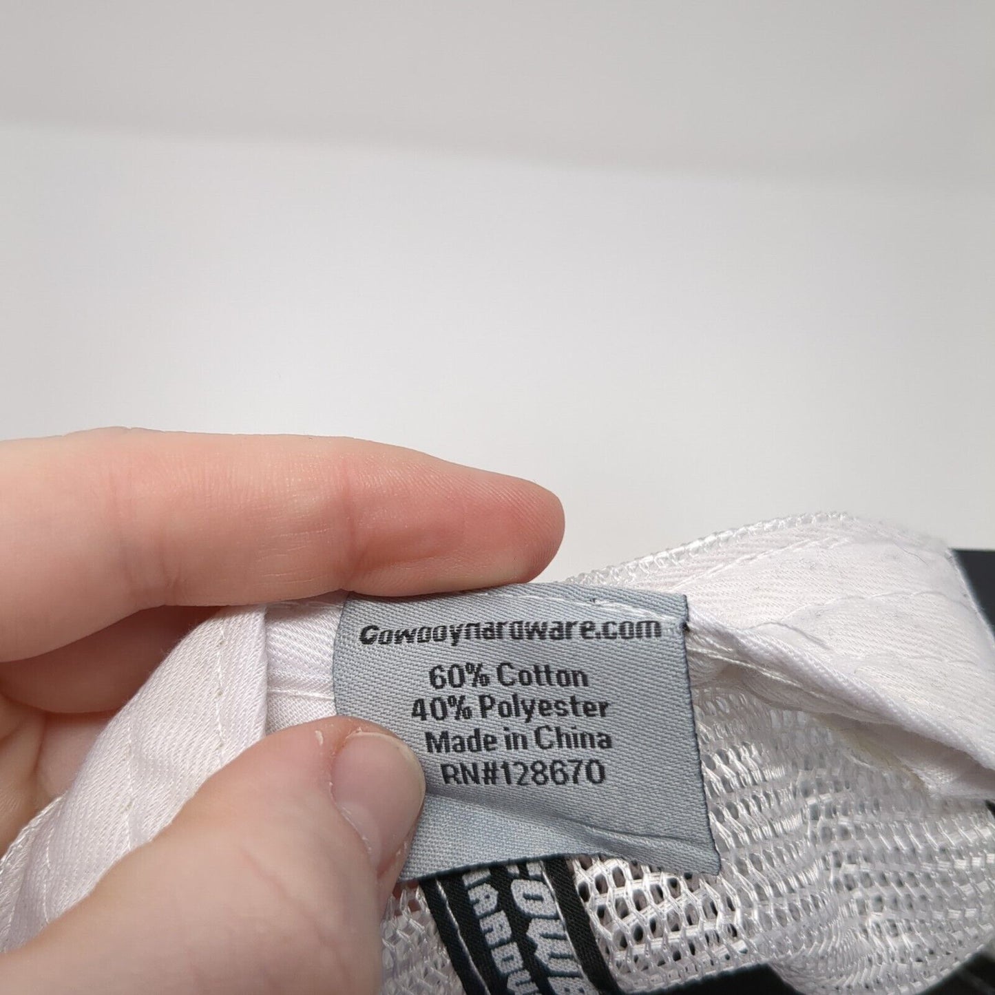 Redneck Snapback Mesh Back Trucker Hat Black One Size Cowboy Hardware